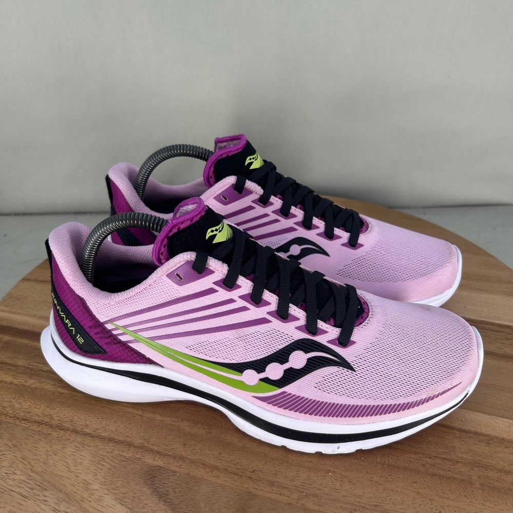 Saucony Kinvara 12 Womens Running Shoes Pink Purple S10619-30 Size 10